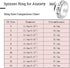 OreilleStar Anxiety Ring for Women Fidget Ring Stainless Steel Fidget Toys Adults Spinner Rings Gold Silver Moon Star