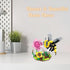 WULOBOOI Sets, Ideas Insect Collection Toy Building Bee with Flowers Sunflowers Nature Display Models for Home Decor