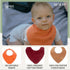 100% Parker Baby Muslin Bandana Drool Bibs | Soft Muslin Cotton, Absorbent & Adjustable | Stylish Teething & Drooling
