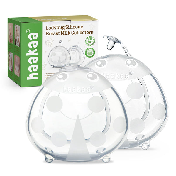 haakaa Ladybug Milk Collectors Breastmilk Catcher Wearable Nursing Cups for Breastfeeding Moms