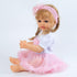 20-23 Inch 2 Set Pink Crown Reborn Baby Dolls Clothes for Pure Handmade Pieces Reborn Doll Baby Girl Clothing