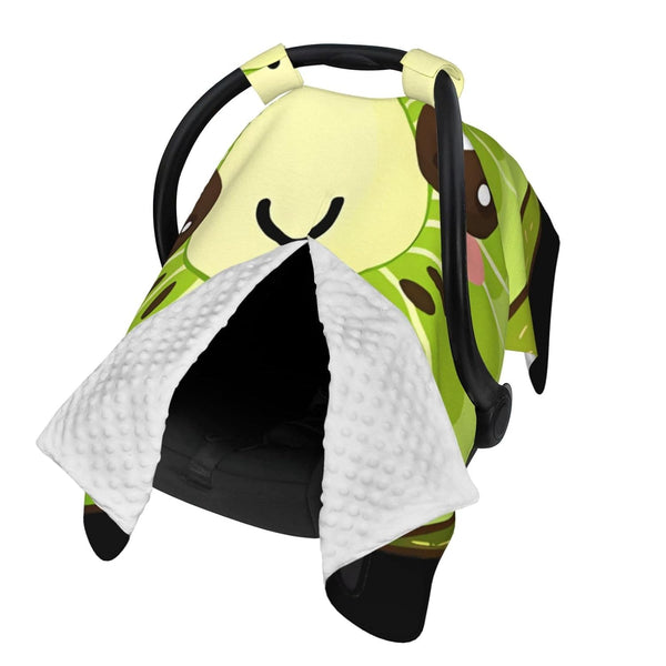 Zhbvncp Cute Kiwi Fruits Baby Car Seat Cover & Breastfeeding Nursing Cover -