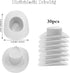30PCS Plastic Mini Western Cowboy Cowgirl Hat for Party Accessories (White)