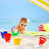 Playsets (Pack 12) 5.25" Set The Dreidel Company Beach Day of Sand Bucket Play Box Includes, Pail & Shovel Sand Toy