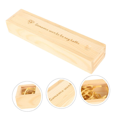 Gender Neutral Wooden Keepsake Box for Pregnancy Tests