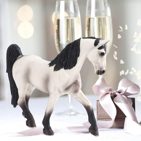 White Horse Model, Simulation Horse Figurines, Miniature Animal Statue for Play