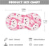tplaotee 22x11in Cartoon Cute Rabbit Pink Cotton Baby Burp Cloth Good Absorbent? Baby wash Cloth for Babies Girls