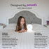9 Lumipets Remote Control Silicone Night Light for Kids - Lion Design with Soft Colors & Sleep Timer - Rechargeable