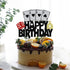 Poker-Themed Cake Topper - Dice & Cards Birthday Decoration