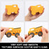 Set 3 Baby Food Grade Silicone Vechicle Car Teether Toy with Pacifier Clip Holder,Teething Toys Gift for Months+ Boys