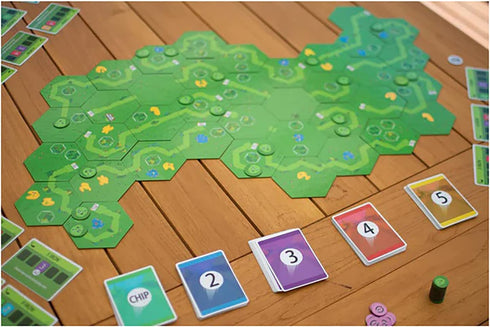 18 Holes: Second Edition Base Game - Compete to Create a Golf Course, Seabrook Studios, Ages 14+, 1-5 Players