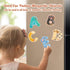 Jumbo Magnetic Letters Colorful ABC Alphabet Animal Shape Toys - Large Uppercase Refrigerator Fridge Magnets, Preschool