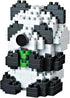 Kids Adult Animal Micro Building Blocks Set KLJM-10, 239 PCS Panda Eating Bamboo for Home and Office Decoration