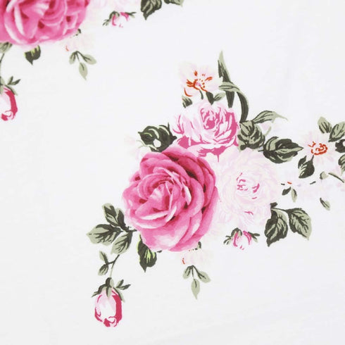 Newborn Girls Receiving Blanket and Headband Set, Flower Baby Swaddle Blankets, Infant Warm