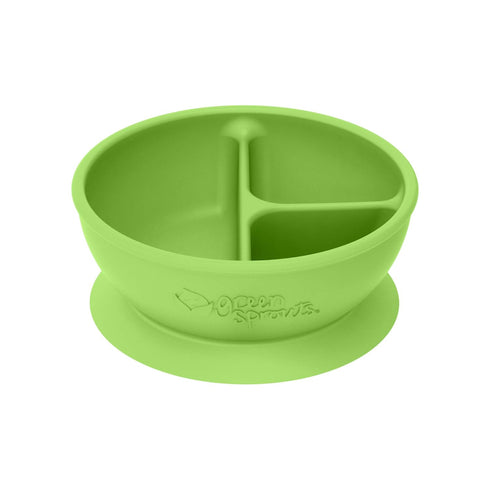 Feeding Bowl & Learning Bowl - Green Set for 9 Months+
