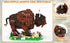 Generic Sets, Set 418 Kadablok Bison MOC Building American Bison Building Blocks for Adults, MOC Bison Animal Building