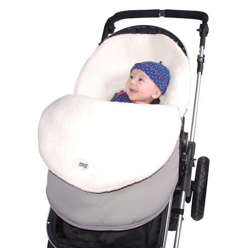 Grey Water-Resistant Cuddle Bag for Babies - Jolly Jumper