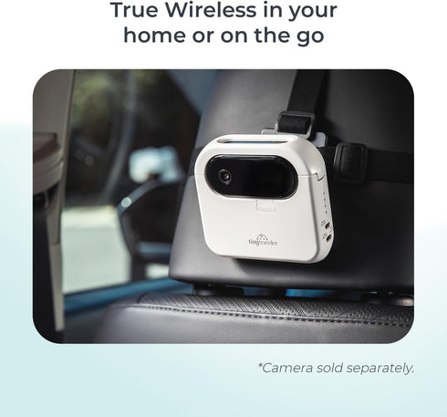 Tiny Traveler 8 Portable Power Bank Add-On Hours Rechargeable Battery for Baby Car Monitor, Easily Attach to Camera