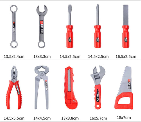 Set, 55 Set 3+ Kids Tool Pcs Kids Tool Pretend Play Toys with Box and Electronic Toy Drill, Toy for Toddler Boys Girl