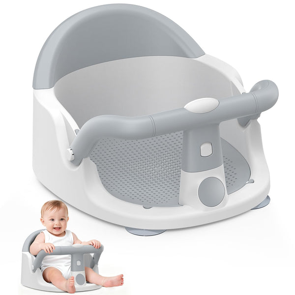 NATGOVOD Baby Bath Seat for Babies 6 Months & Up Sitting Up, Non-Slip