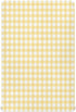 WELLDAY Yellow Gingham Crib Sheets for Boys and Girls, Fitted Baby Crib Sheets