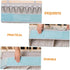 Hanging Diaper Organizer for Cribs Lightweight Storage Caddy Multi-functional Nursery Organizer for Changing Table