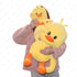 AIXINI 11.8inch Plush Duck Stuffed Animal, Soft Yellow Duckling Duckie, Funny Cuddly Gifts
