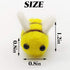 TIHOOD 20PCS Wool Felt Bee Craft Balls, Baby Shower Craft Supplies, Gender Reveal Party, DIY Craft Decoration