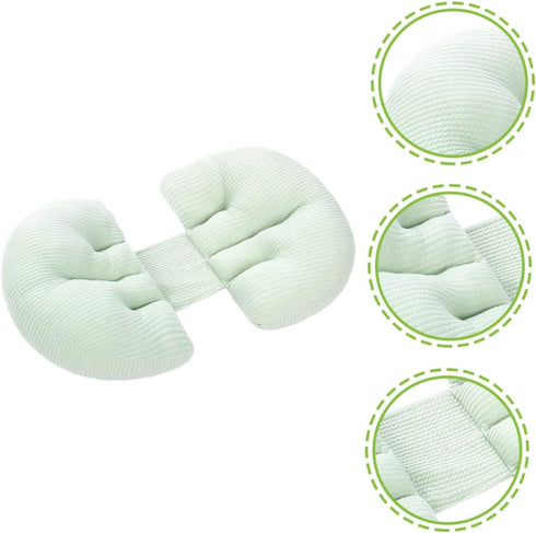 Comfortable U-Shaped Maternity Pillow for Pregnant Women - Lumbar Support & Bed Waist Pad
