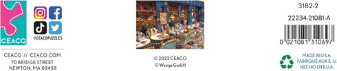 Ceaco June's Journey Wine & Cheese Shop 1000 Piece Jigsaw Puzzle
