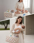 Tiny Marvels Diaper Caddy Organizer for New Parents, Baby Diaper Caddy with Water-Resistant Fabric, Structured Diaper