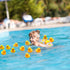 Bath Duck Toys 12 PCS Yellow Rubber Ducks Squeak & Float Ducky Baby Shower Pool Toy for Toddlers Kids