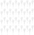 ZCYSRLQIN 48 Pcs White Hand Clappers 7.5 Inch Clappers Noisemakers Noise Makers Party