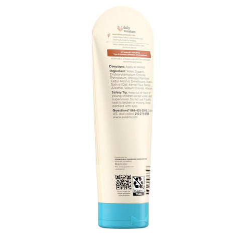 8 oz Aveeno Baby Daily Moisture Body Lotion for Sensitive Skin, Hypoallergenic Moisturizing Baby Lotion with Nourishing