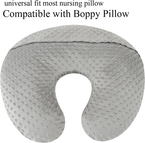 Set 2 Pack Dot Nursing Pillow Cover Nursing Pillow Slipcovers, Ultra Soft Compatible with Boppy Pillow,Standard Pillow