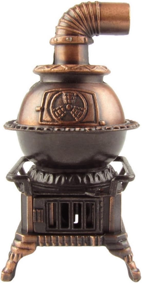 Treasure Gurus Miniature Pot Belly Stove 1:12 Scale Model Dollhouse Accessory, Pencil Sharpener