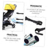2pcs Stroller Connector, Stroller Wagon Outdoor Pram Connector, Dual Stroller Pram Connector for Twin Toddler Component