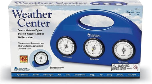 Learning Resources Weather Center Kit for Kids, Meteorology Science at Home, Ages 5+