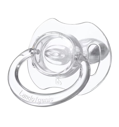 Set 2 Pack Landofgenie Adult Pacifiers Large Shield Transparent Design Pacifier Bone Shape Pacifiers
