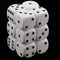 Chessex CHX25601 Dice-Opaque - 12D6 White/Black Set, One Size, Multicolor