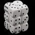 Chessex CHX25601 Dice-Opaque - 12D6 White/Black Set, One Size, Multicolor