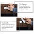 Cabinet Door Locks for Baby Proofing, 4 Pack Adhesive Cabinet Locks for Drawer, Cupboards, Fridge, Child Safety