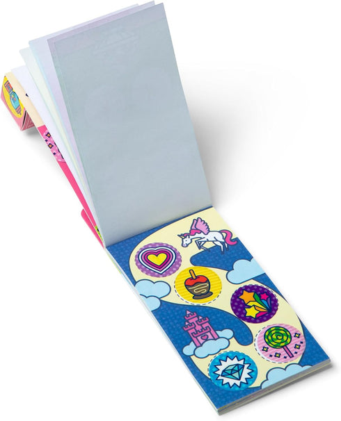 200+ Melissa & Doug Sticker Wow! Mini Activity Pad and Refill Stickers for Sticker Stamper Arts and Crafts Fidget Toy