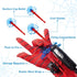 Spider Web Shooter, Superheroes Wrist Launcher Toy, Funny Educational Toys, Spider Gloves Man Cosplay Gift (Red)