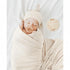 SEVDO Set Baby Receiving Blankets with Matching Beanie Newborn Nursery Swaddle Unisex Swaddle Wrap Soft Silky Neutral