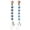 Pacifier Clip for Boys Girls Floral Daisy Macrame Baby Paci Clip Pacifier