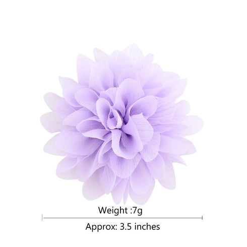 30pcs Baby Girls Alligator Hair Clips, Chiffon Flower Hair Barrettes Accessories for Kids Toddler Teens