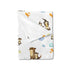 Baby Cute Sea Otter Blanket, Cute Animals Family Soft Swaddle Blanket, Cartoon Sea Animals, Unisex Receiving Blanket,