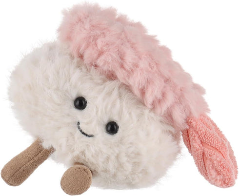 3.5 Inches Apricot Lamb Sushi Plush Food Plushies Stuffed Animals for Kids, Soft Cute Plush Toys for Baby Girl and Boy