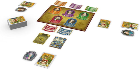 IELLO for The King (and Me) Strategy Board Game, Comical Theme, Auction & Collection Mechanics, Ages 10+